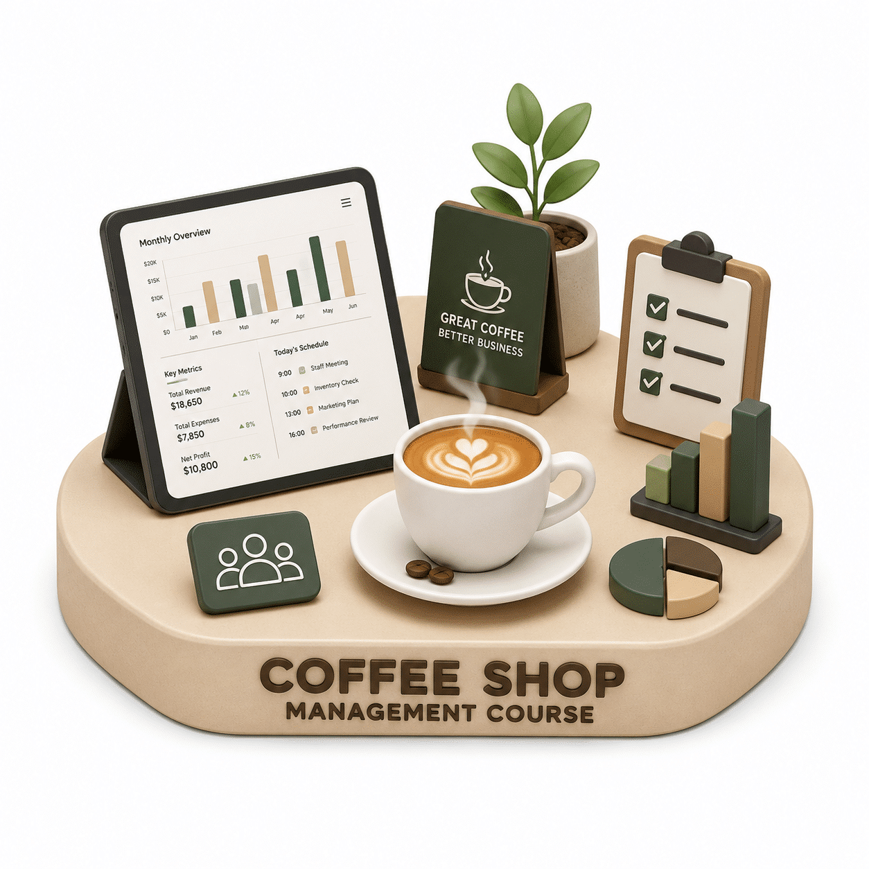 مدیریت کافی شاپ