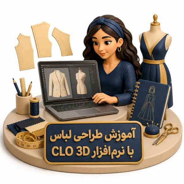 دوره آموزش نرم افزار طراحی لباس CLO 3D