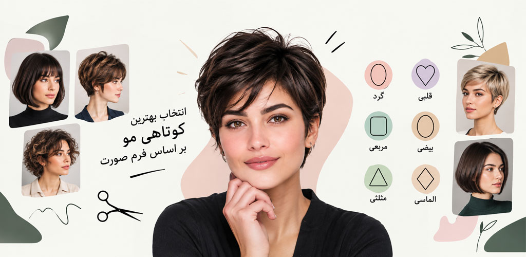 سوالات متداول درباره کوتاهی مو بر اساس فرم صورت