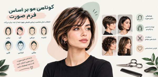 چگونه کوتاهی مو بر اساس فرم صورت داشته باشیم؟